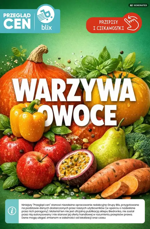 Biedronka - gazetka promocyjna Owoce i warzywa - przegląd cen i ciekawostki  
