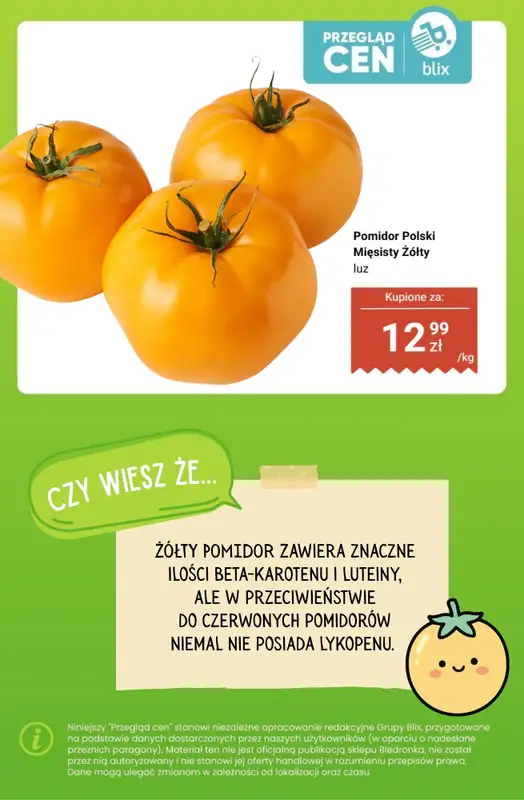 Biedronka - gazetka promocyjna Owoce i warzywa - przegląd cen i ciekawostki od poniedziałku 05.10 do soboty 10.10 - strona 6
