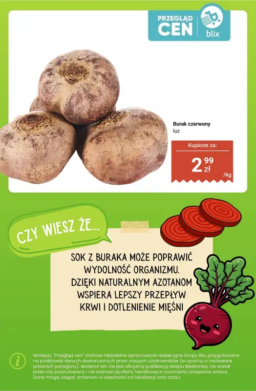 Biedronka - gazetka promocyjna Owoce i warzywa - przegląd cen i ciekawostki od poniedziałku 05.10 do soboty 10.10 - strona 14