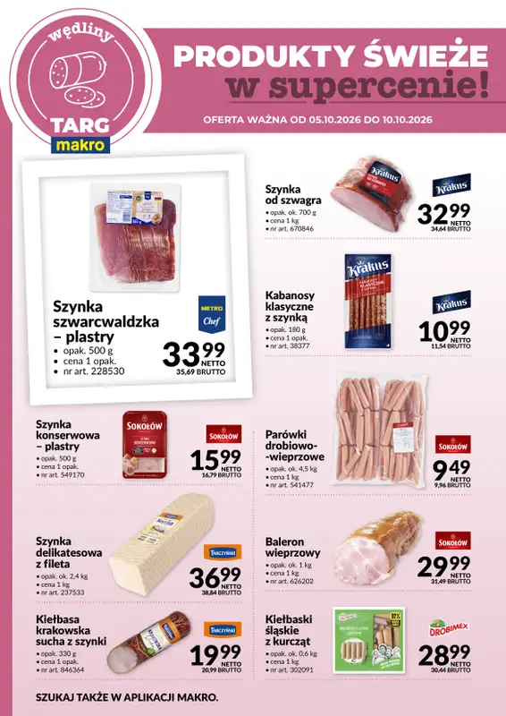 Makro - gazetka promocyjna Targ MAKRO - oferta świeża w super cenach!   - strona 2