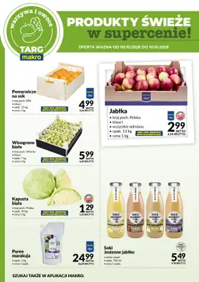Makro - gazetka promocyjna Targ MAKRO - oferta świeża w super cenach! od poniedziałku 05.10 do soboty 10.10 - strona 5