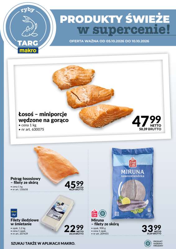 Makro - gazetka promocyjna Targ MAKRO - oferta świeża w super cenach! od poniedziałku 05.10 do soboty 10.10 - strona 4