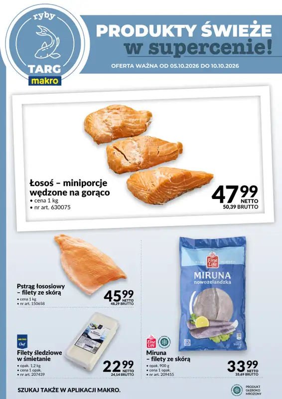 Makro - gazetka promocyjna Targ MAKRO - oferta świeża w super cenach! od poniedziałku 05.10 do soboty 10.10 - strona 4