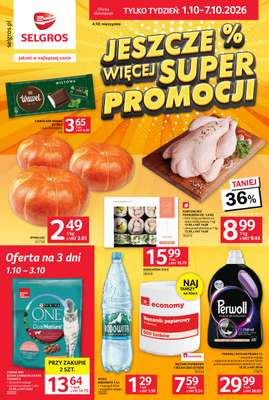 Selgros - gazetka promocyjna Jeszcze więcej super promocji! od piątku 02.10 do środy 07.10