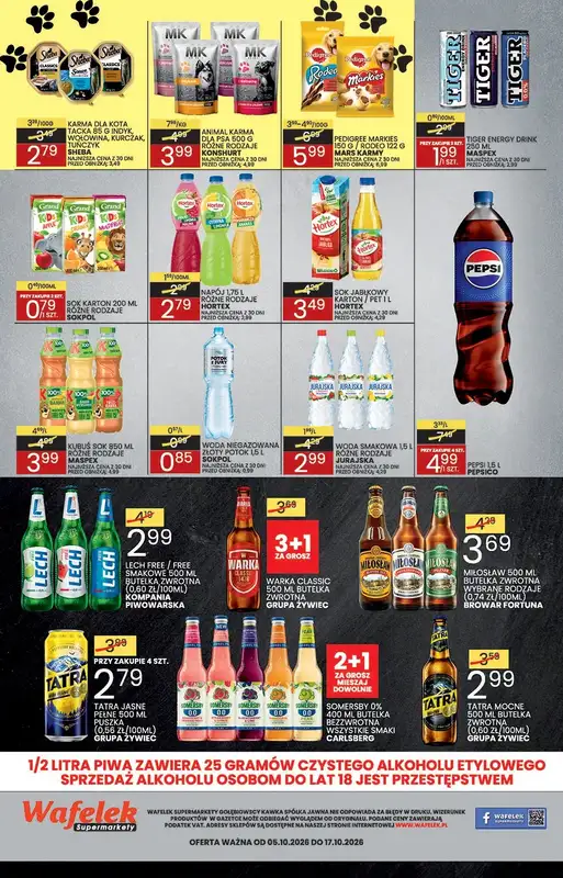 Wafelek - gazetka promocyjna Gazetka od poniedziałku 05.10 do soboty 17.10 - strona 8