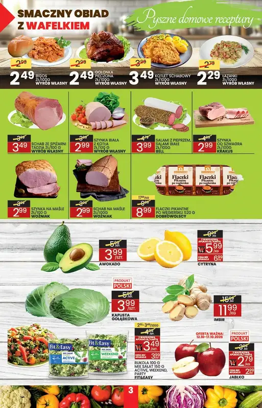 Wafelek - gazetka promocyjna Gazetka od poniedziałku 05.10 do soboty 17.10 - strona 3