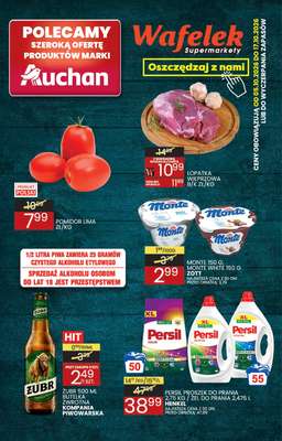 Wafelek - gazetka promocyjna Gazetka od poniedziałku 05.10 do soboty 17.10