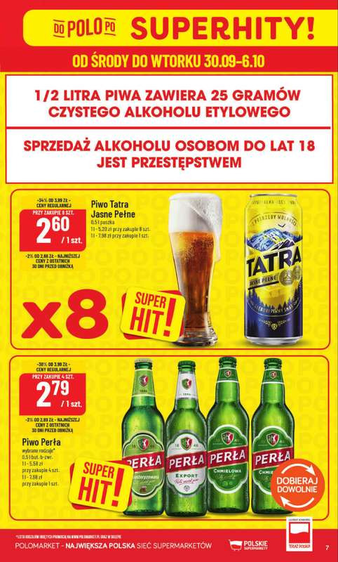 POLOmarket - gazetka promocyjna Gazetka od środy 30.09 do wtorku 06.10 - strona 7