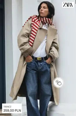 Zara - gazetka promocyjna Trencze damskie od soboty 03.10  - strona 7
