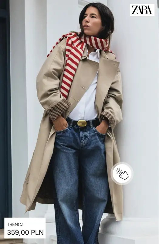 Zara - gazetka promocyjna Trencze damskie od soboty 03.10  - strona 7