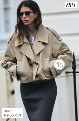 Zara - gazetka promocyjna Trencze damskie od soboty 03.10  - strona 5