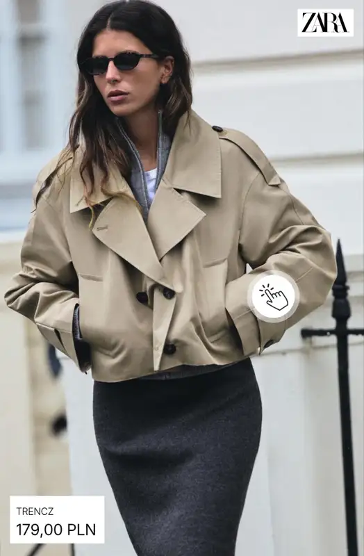 Zara - gazetka promocyjna Trencze damskie od soboty 03.10  - strona 5