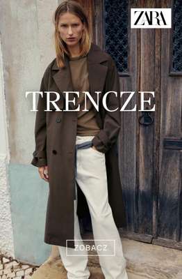 Zara - gazetka promocyjna Trencze damskie od soboty 03.10 