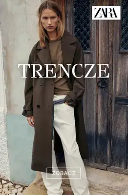Zara - gazetka promocyjna Trencze damskie od soboty 03.10 