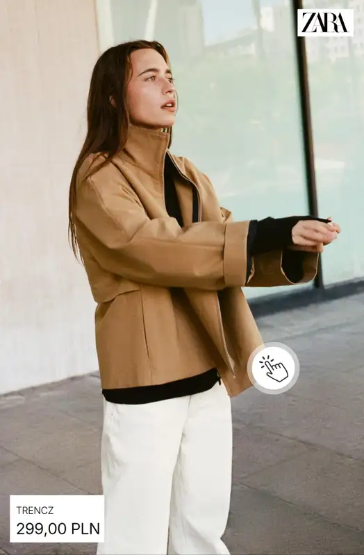 Zara - gazetka promocyjna Trencze damskie od soboty 03.10  - strona 10