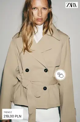 Zara - gazetka promocyjna Trencze damskie od soboty 03.10  - strona 2