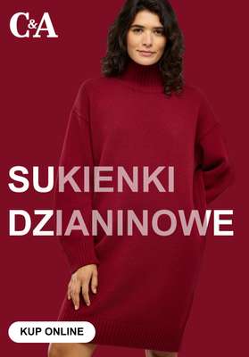 C&A - gazetka promocyjna Sukienki dzianinowe od soboty 03.10 