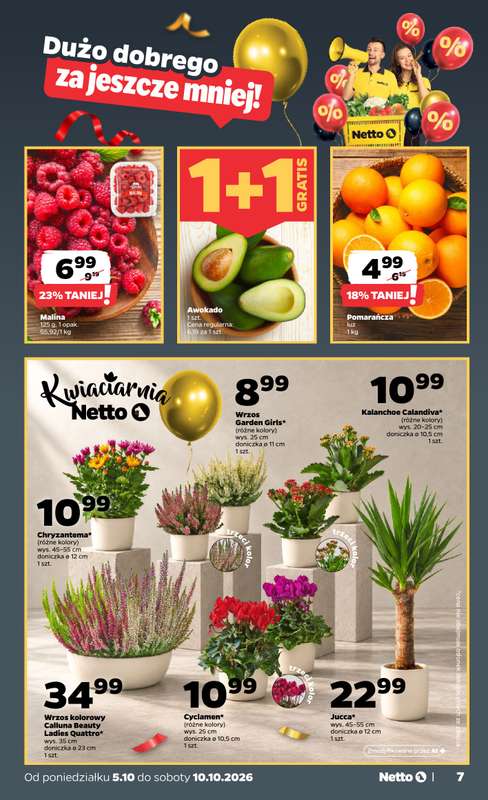 Netto - gazetka promocyjna Gazetka Spożywcza od poniedziałku 05.10 do soboty 10.10 - strona 7