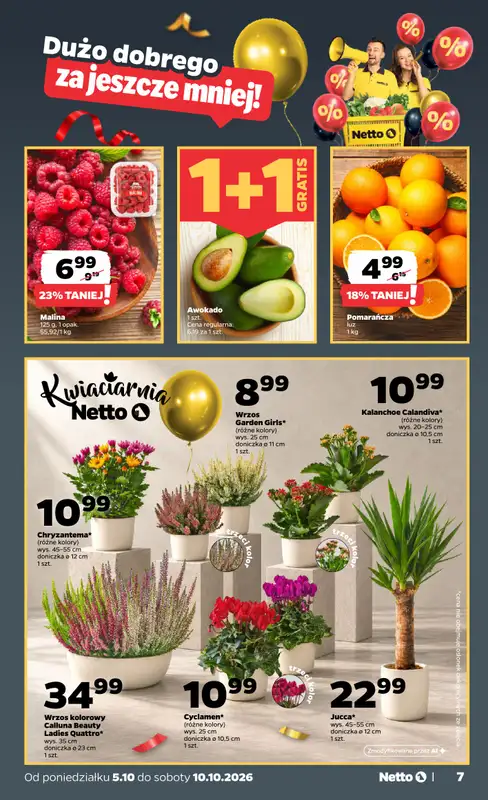 Netto - gazetka promocyjna Gazetka Spożywcza od poniedziałku 05.10 do soboty 10.10 - strona 7