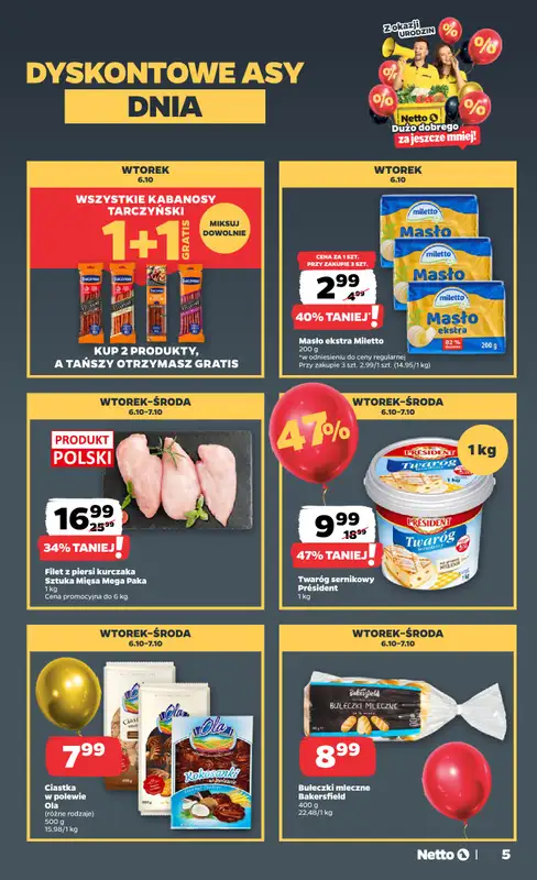 Netto - gazetka promocyjna Gazetka Spożywcza od poniedziałku 05.10 do soboty 10.10 - strona 5