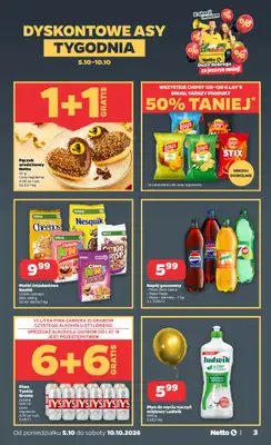 Netto - gazetka promocyjna Gazetka Spożywcza od poniedziałku 05.10 do soboty 10.10 - strona 3