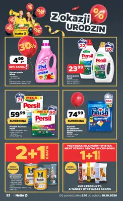 Netto - gazetka promocyjna Gazetka Spożywcza od poniedziałku 05.10 do soboty 10.10 - strona 32