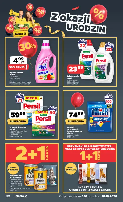Netto - gazetka promocyjna Gazetka Spożywcza od poniedziałku 05.10 do soboty 10.10 - strona 32