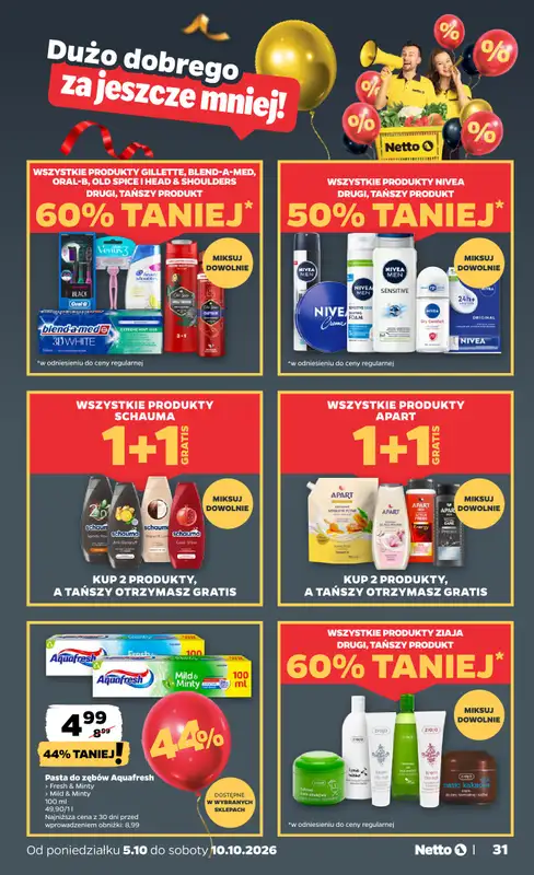 Netto - gazetka promocyjna Gazetka Spożywcza od poniedziałku 05.10 do soboty 10.10 - strona 31
