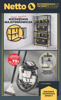 Netto - gazetka promocyjna Inspiracje tygodnia Niezbędnik majsterkowicza od poniedziałku 05.10 do soboty 10.10