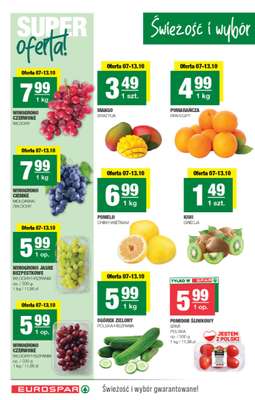 SPAR - gazetka promocyjna Gazetka Eurospar od środy 07.10 do niedzieli 18.10 - strona 2
