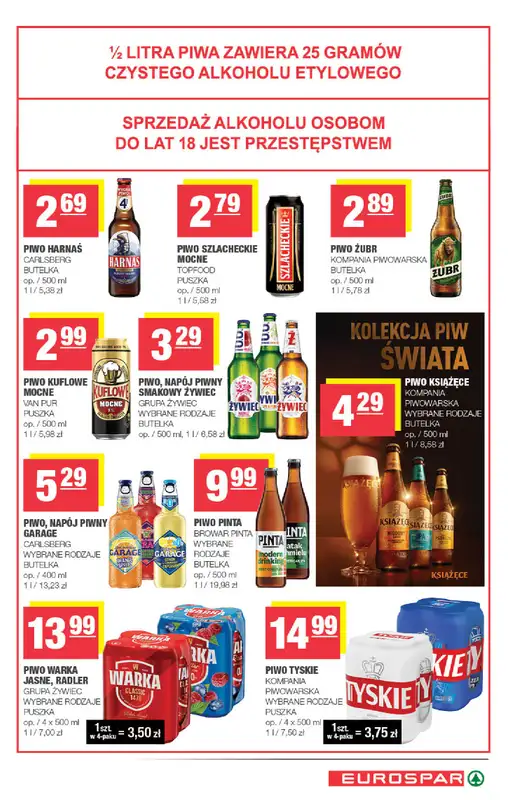 SPAR - gazetka promocyjna Gazetka Eurospar od środy 07.10 do niedzieli 18.10 - strona 15