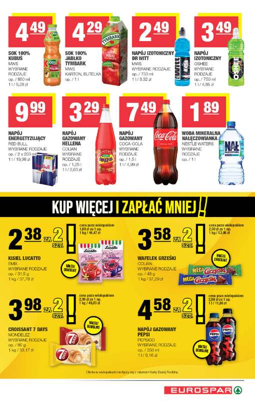 SPAR - gazetka promocyjna Gazetka Eurospar od środy 07.10 do niedzieli 18.10 - strona 13