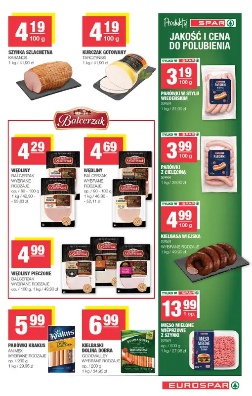 SPAR - gazetka promocyjna Gazetka Eurospar od środy 07.10 do niedzieli 18.10 - strona 7