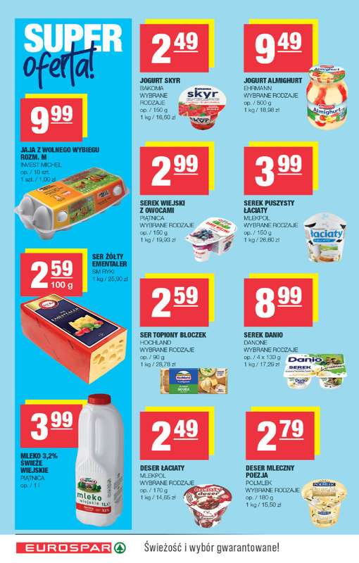 SPAR - gazetka promocyjna Gazetka Eurospar od środy 07.10 do niedzieli 18.10 - strona 4