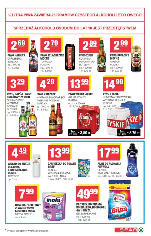 SPAR - gazetka promocyjna Gazetka Spar od środy 07.10 do niedzieli 18.10 - strona 7