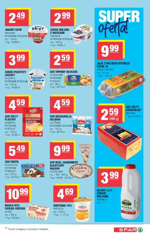 SPAR - gazetka promocyjna Gazetka Spar od środy 07.10 do niedzieli 18.10 - strona 3