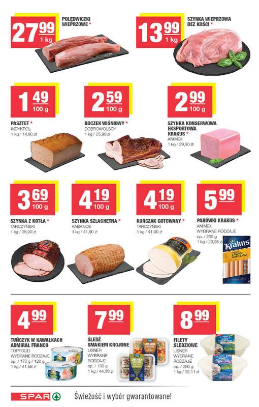 SPAR - gazetka promocyjna Gazetka Spar od środy 07.10 do niedzieli 18.10 - strona 4