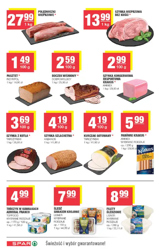 SPAR - gazetka promocyjna Gazetka Spar od środy 07.10 do niedzieli 18.10 - strona 4