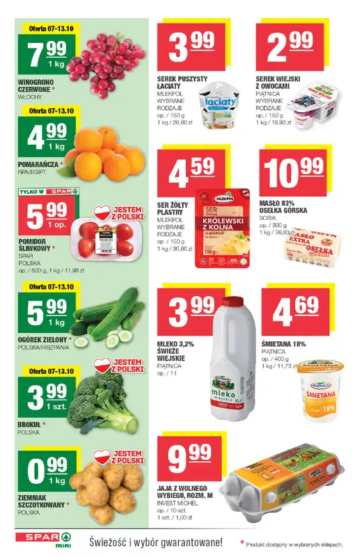 SPAR - gazetka promocyjna Gazetka Spar Mini od środy 07.10 do niedzieli 18.10 - strona 2