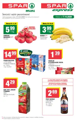 SPAR - gazetka promocyjna Gazetka Spar Mini od środy 07.10 do niedzieli 18.10