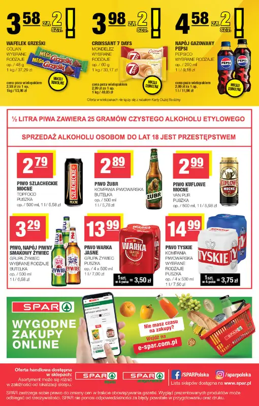 SPAR - gazetka promocyjna Gazetka Spar Mini od środy 07.10 do niedzieli 18.10 - strona 4