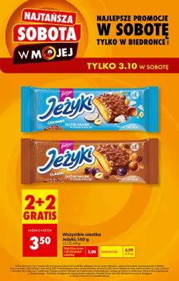 Biedronka - gazetka promocyjna Najtańsza sobota od soboty 03.10 do soboty 03.10 - strona 2