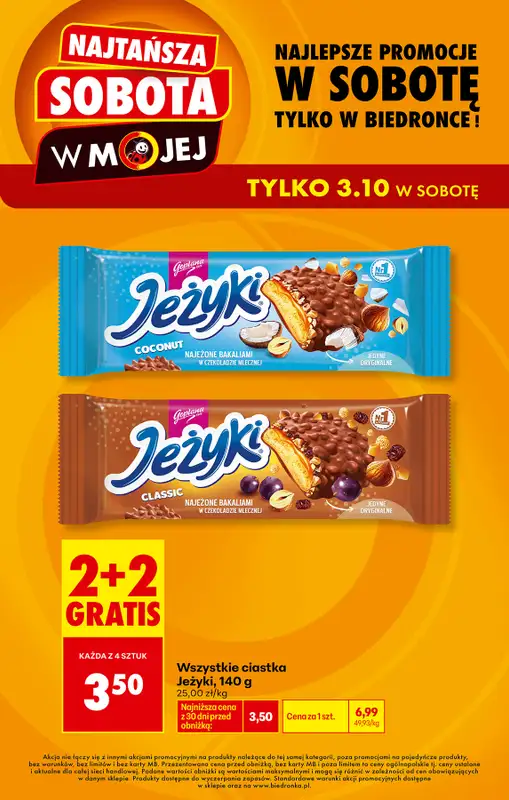 Biedronka - gazetka promocyjna Najtańsza sobota   - strona 2