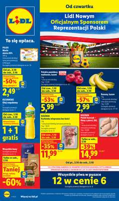 Lidl - gazetka promocyjna Oferta od czwartku od czwartku 01.10 do soboty 03.10