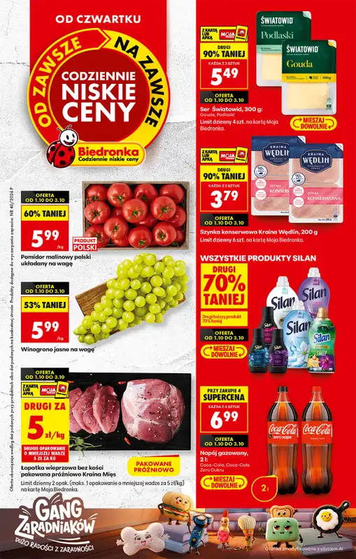 Biedronka - gazetka promocyjna Od czwartku  