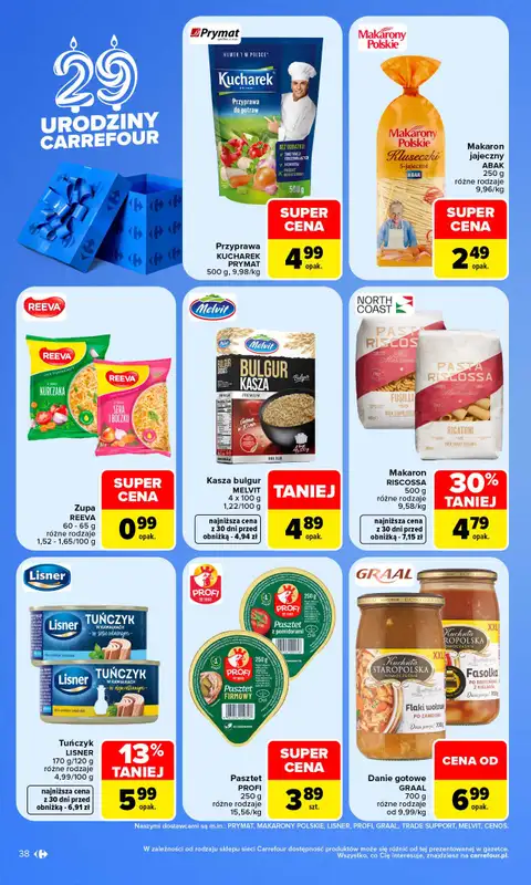 Carrefour - gazetka promocyjna Gazetka Carrefour od poniedziałku od poniedziałku 05.10 do soboty 10.10 - strona 38