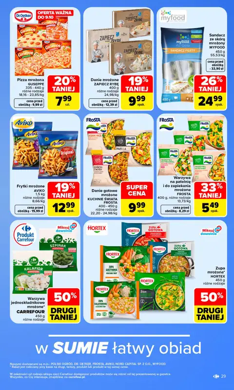 Carrefour - gazetka promocyjna Gazetka Carrefour od poniedziałku od poniedziałku 05.10 do soboty 10.10 - strona 29