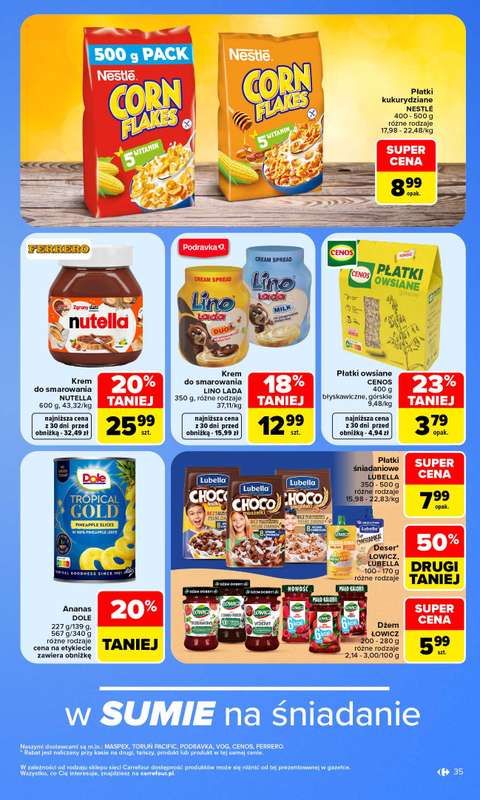 Carrefour - gazetka promocyjna Gazetka Carrefour od poniedziałku od poniedziałku 05.10 do soboty 10.10 - strona 35