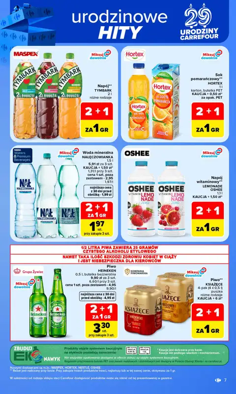 Carrefour - gazetka promocyjna Gazetka Carrefour od poniedziałku od poniedziałku 05.10 do soboty 10.10 - strona 7