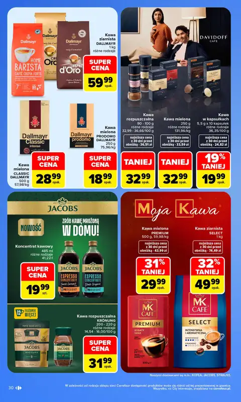 Carrefour - gazetka promocyjna Gazetka Carrefour od poniedziałku od poniedziałku 05.10 do soboty 10.10 - strona 30